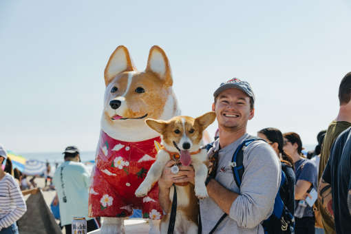 So Cal Corgi Beach Day in Huntington Beach