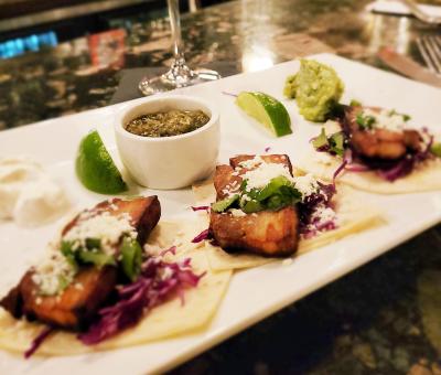 Pork Belly Tacos at The Perfect Caper