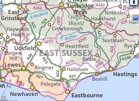 east sussex map rights of way