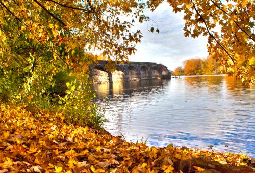 Cayuga County Richmond Aqueducts in fall