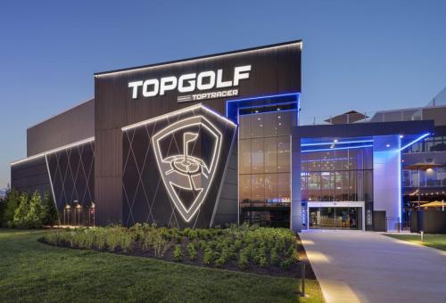 Topgolf exterior building