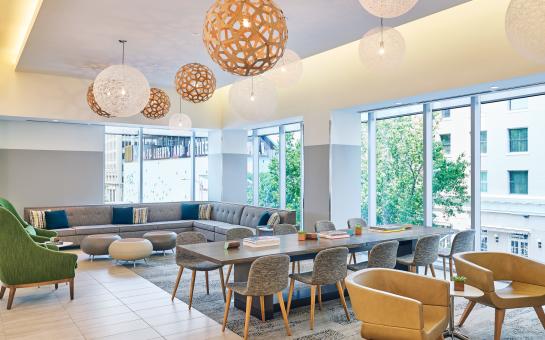 Lobby sitting area