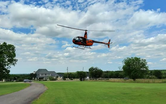 Helicopter Tour over Real Estate Property