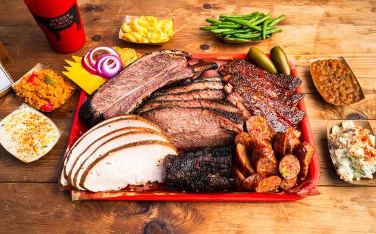 Tray of BBQ