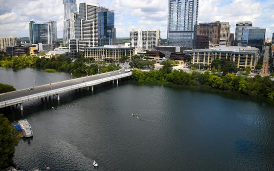 AO Tours Austin - View of Ladybird Lake and Downtown Austin