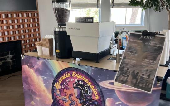 Ecstatic Expression Coffee Cart