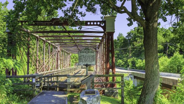 Bollman Truss Railroad Bridge at Savage Mill