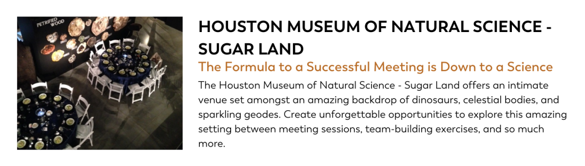 Houston Museum of Natural Science - Sugar Land