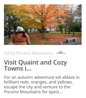 2020 Fall - Co-Op - Native Ad - Pocono Mountains Visitors Bureau