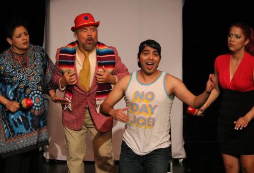 Actors during a performance at Su Teatro in Denver, Colorado