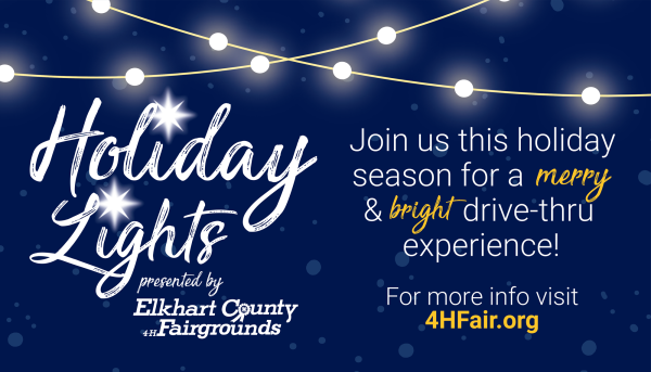 Photo of Elkhart County 4H Fair Holiday Lights