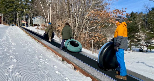 King Pine Ski Area Opens New Tubing Hill Conveyor Lift