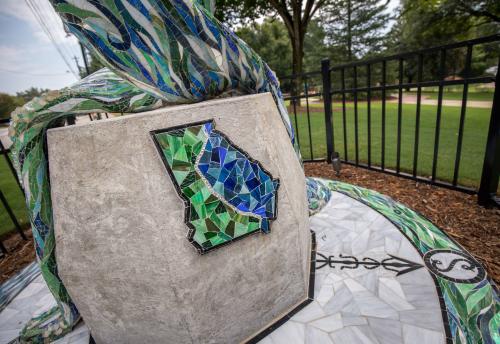 Eastern Continental Divide Mosaic Sculpture Norcross