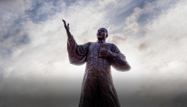 MLK Statue at MacGregor Park