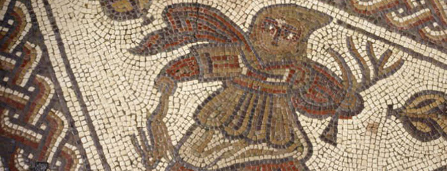 Mosaic at Chedworth Roman Villa