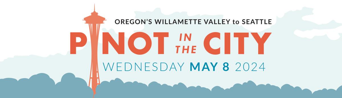 Pinot in the City Seattle event banner