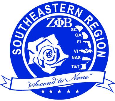 Zeta Phi Beta Southeastern Region Logo