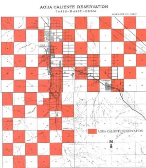 Tribal checker land map