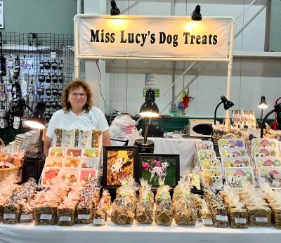 Miss Lucy's dog treats at the York State Fair
