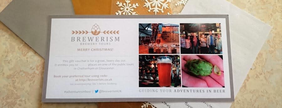 Gift voucher for Brewerism