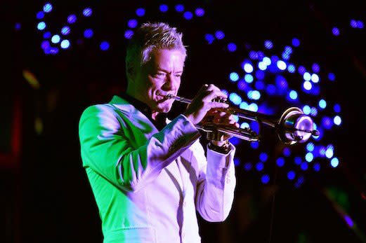 artist performing on stage