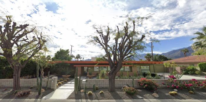 Jean Bell residence by architect Burns at 1241 Linda Vista Road, Palm Springs