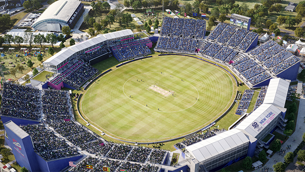 Rendering of the new  International Cricket Stadium at Eisenhower Park