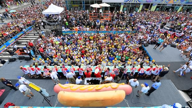 Nathan's Famous 4th of July Hot Dog-Eating Contest