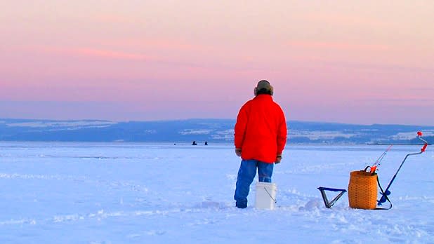 Ice Fishing - Skaneateles Lake