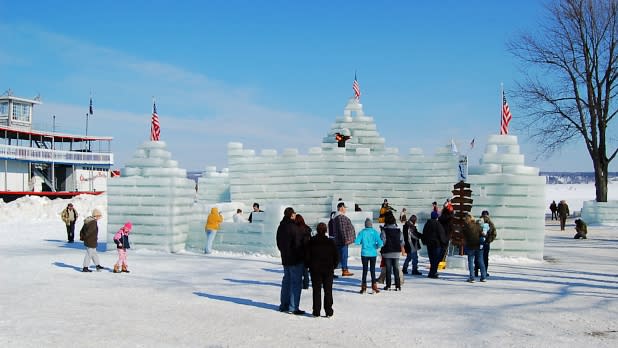 President's Day Winter Festival - Ice Castle - Mayville Lakeside Park on Chautauqua Lake