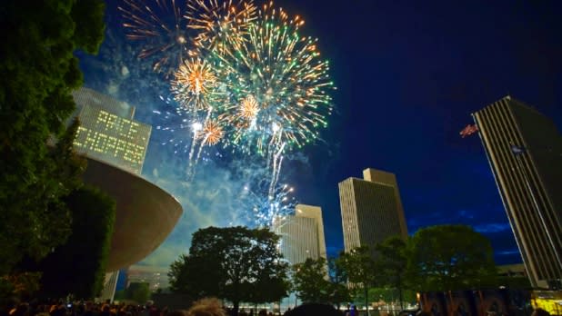 4th of July Fireworks at Empire State Plaza 1692
