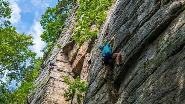 Rock Climbing in Mohonk Preserve