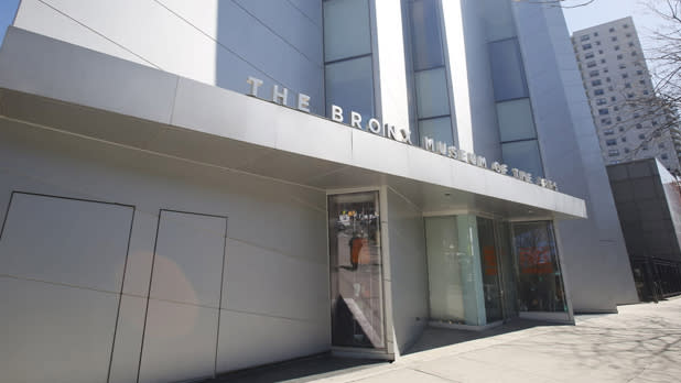 The Facade of the Bronx Museum of the Arts