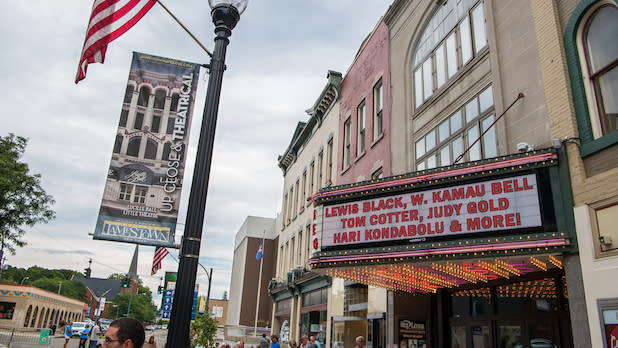 Exterior of the Reg Lenna Theater