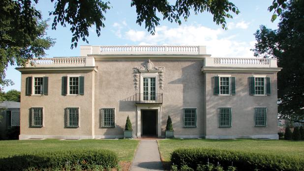 Exterior of the mansion of the Hyde Collection