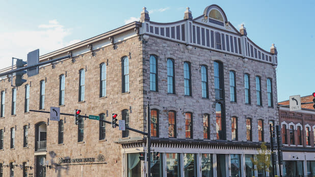 Exterior of Bent's Opera House