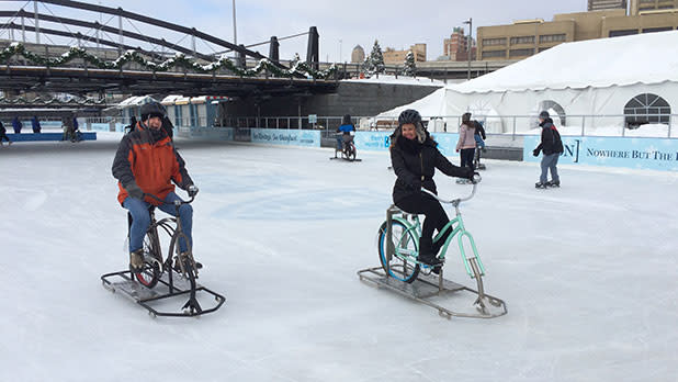 Ice Bikes at Canalside