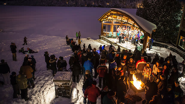 Lake Placid Holiday Village Stroll