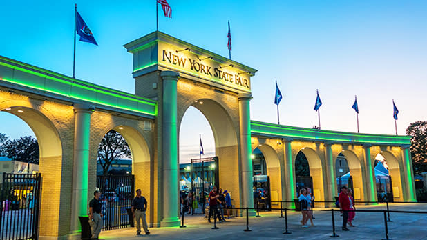 The main gate at the new york state fairgrounds