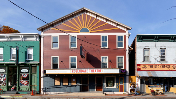 Exterior of the Rosendale Theater