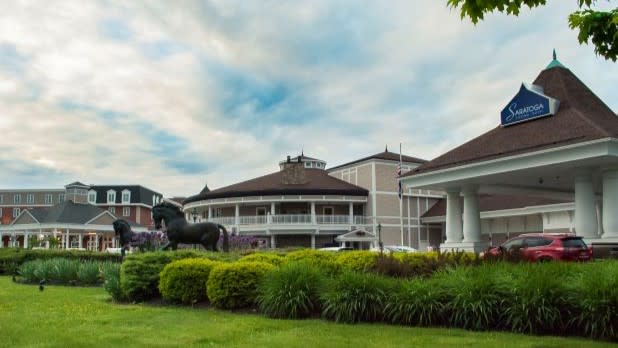 exterior of the Saratoga Casino Hotel
