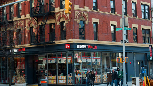 The building front of the Tenement Museum