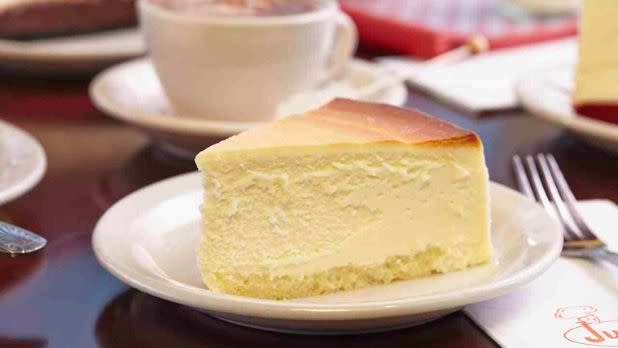 Slice of Junior's Cheesecake