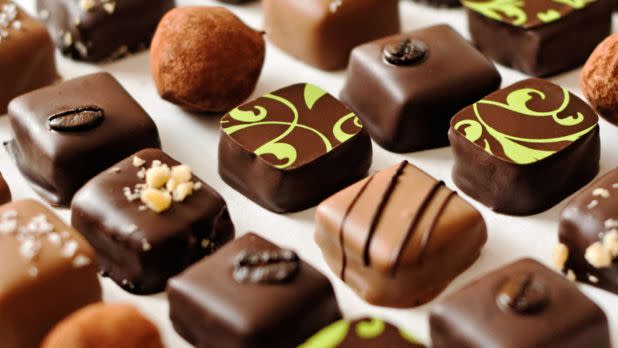 assorted artisan truffles