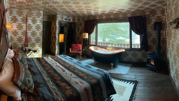 A photo of a bedroom at Urban Cowboy in the Catskills