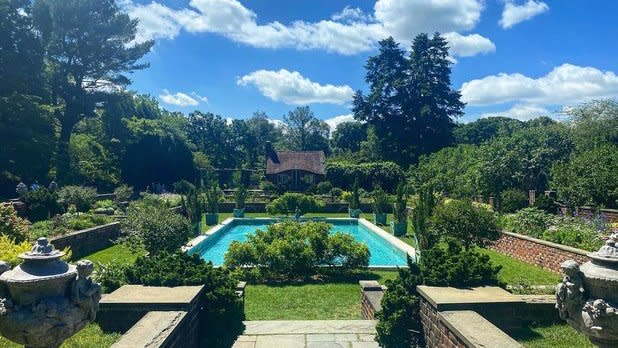 Blue Pool Garden at Planting Fields State Historic Site