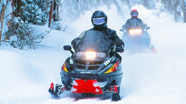 Snowmobiling Tug Hill Plateau