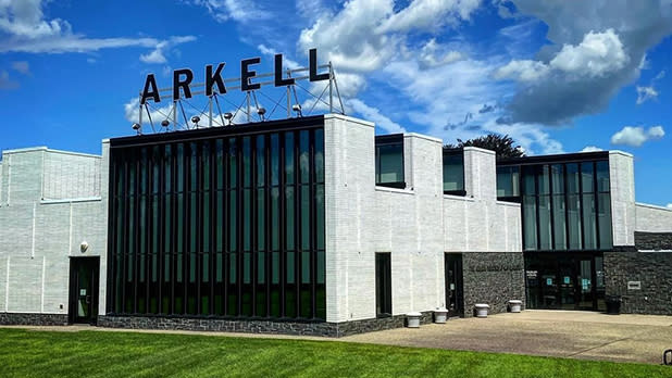 Arkell Museum with the ARKELL sign on top