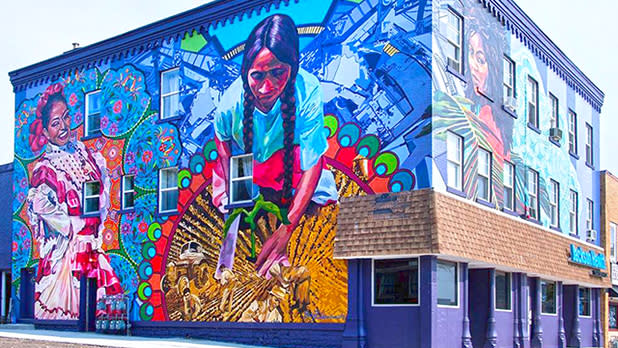 Betsy Casanas mural in Buffalo