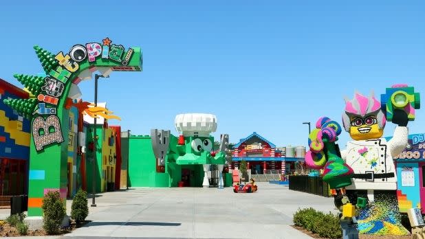 Entrance to Bricktopia at Legoland